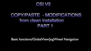 RE EDIT - "COPY+PASTE" how to modify, from clean installation of VERSION 2
