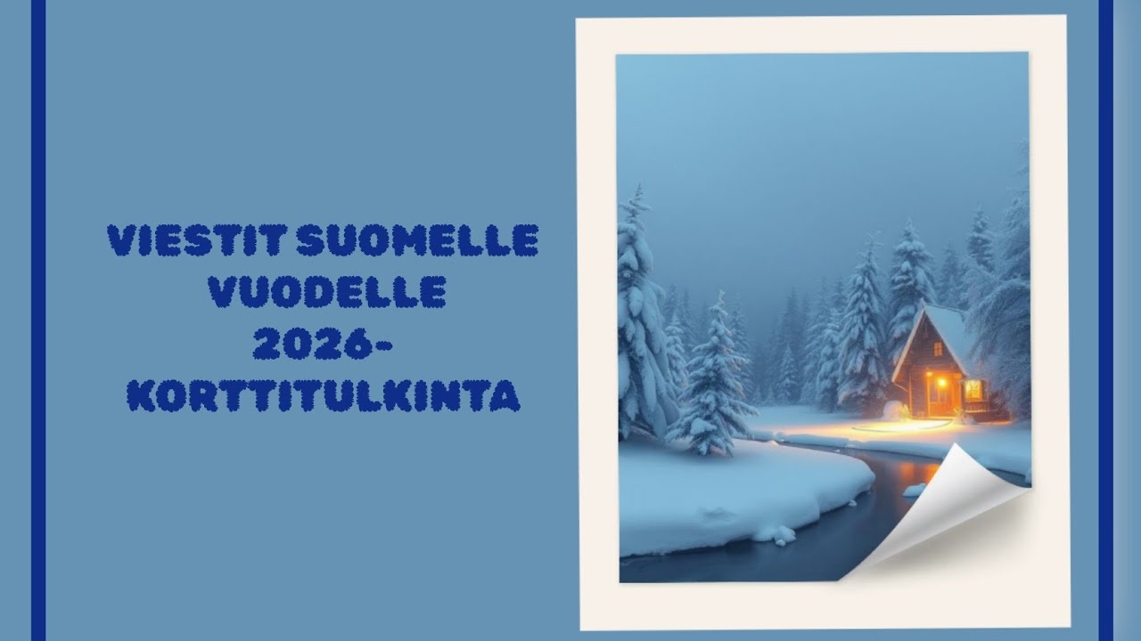 Vuosi 2026 Suomelle ja suomalaisille- korttitulkinta