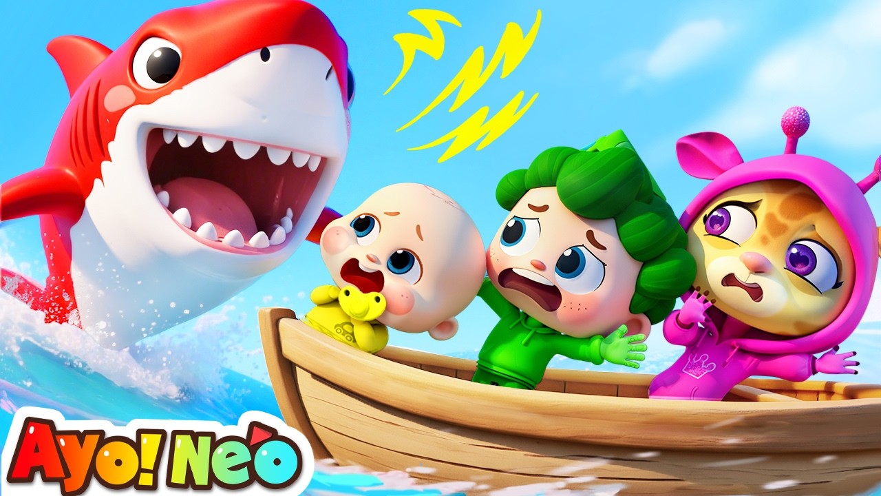 Hiu Warna-warni🦈🌈 | Bayi Hiu | Baby Shark | Lagu Anak-anak | Ayo！Neo | Yes！Neo Bahasa Indonesia