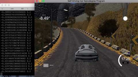 Learn human driving behavior based on deep neural network. Drive whole track 2