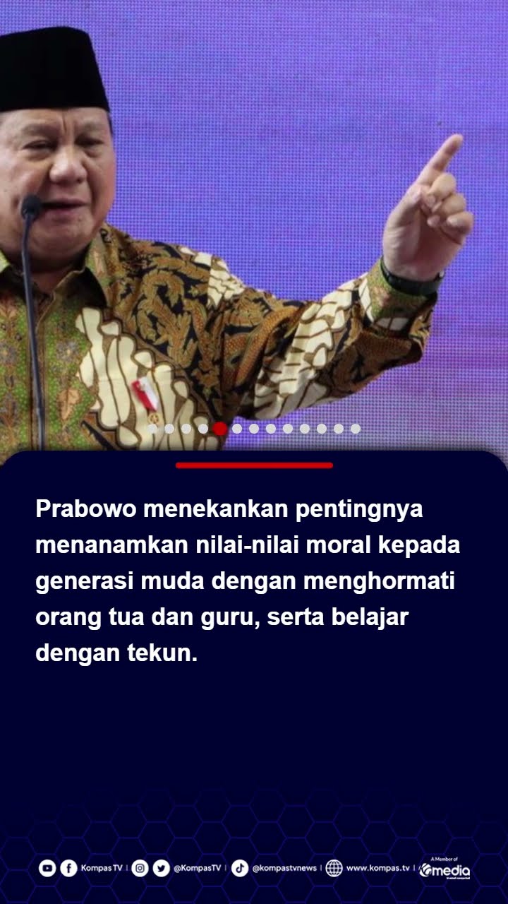 Soal Makan Bergizi Gratis, Prabowo: Jangan Terima Kasih ke Saya, Kita Tidak Cari Nama #prabowo