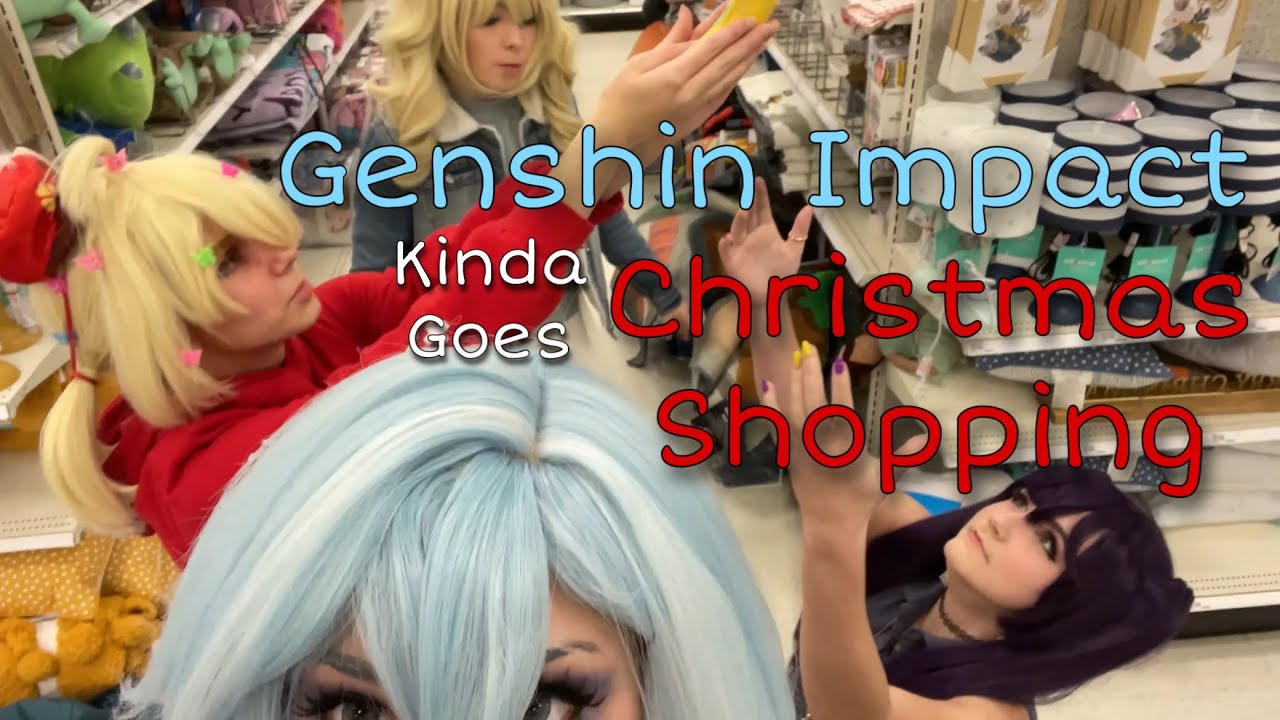 Genshin Impact Goes Shopping (Maybe for Christmas) | Mondstat Cosplays