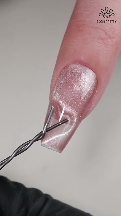 Valentine Pink Heart Cat Eye Nails| BORN PRETTY