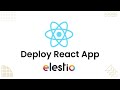 How to deploy react app on elestio