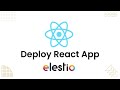 How to Deploy React App on Elestio