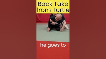 How to BACK TAKE from Turtle 🐢#bjj #jiujitsu #grappling