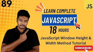 JavaScript Window Height & Width Method Tutorial
