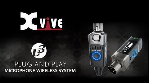 Xvive Microphone Wireless System demo by Glenn Delaune