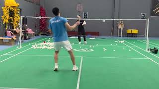 Brian Yang Train With Coach Ouyang At CAN AM ELITE BADMINTON & SPORTS