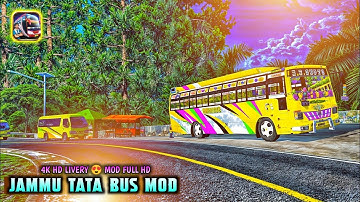 Jammu Tata Bus Mod + Livery Release 😍 Bus Simulator indonesia 🤢 Bussid Mod