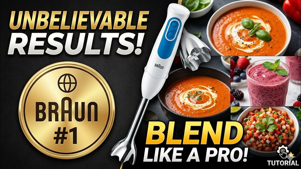 HOW TO USE BRAUN HAND BLENDER || TUTORIAL MULTIQUICK 3 MQ3035
