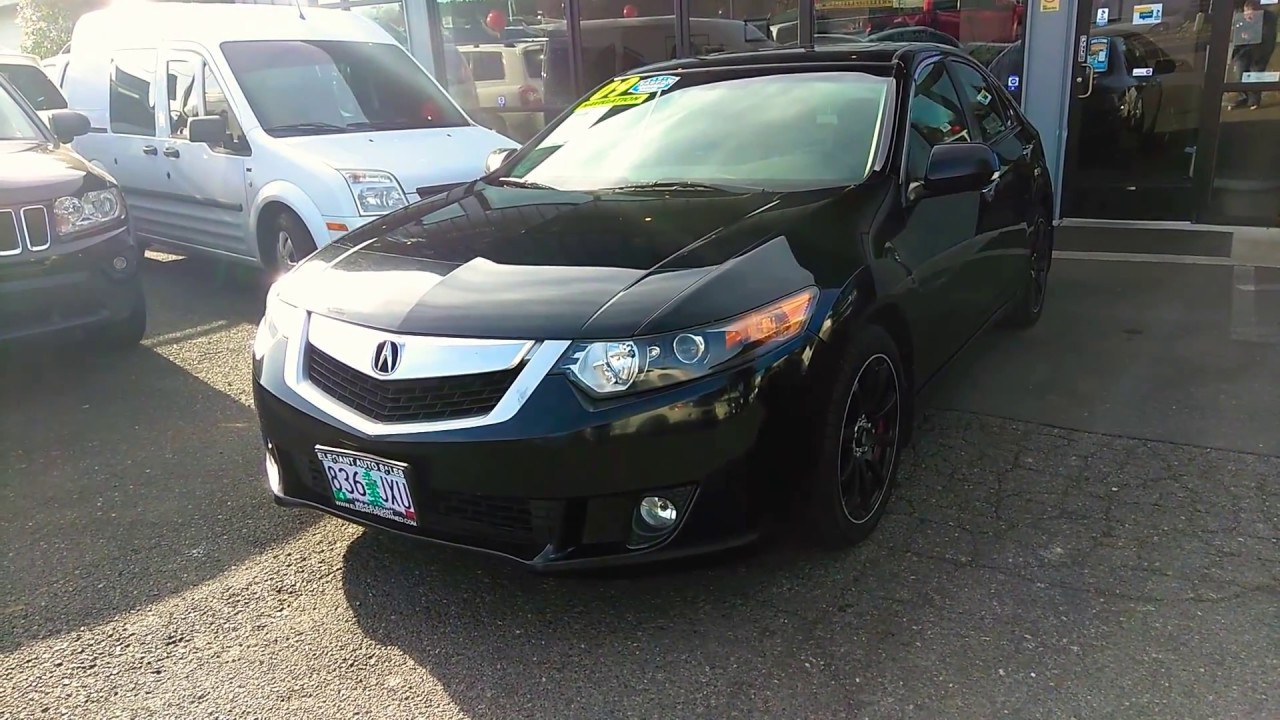 09 Acura Tsx Sedan W Tech Package Loaded Navi Back Up Camera Leather Sunroof Youtube
