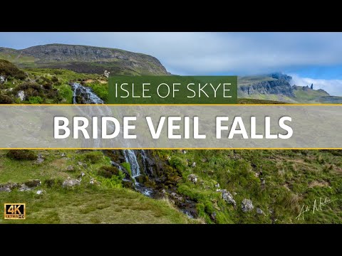 Bride Veil Falls - Isle Of Skye - Scotland 2023 - 4K Drone