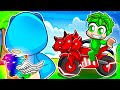 I pretended to be a noob in roblox bike obby then used my 100000 bike