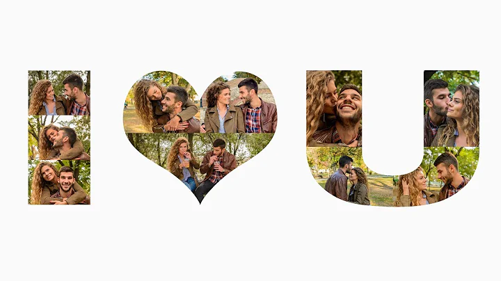 Photo Collage inside Text & Shapes in Photoshop