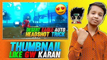 How To Make Thumbnail Like @gwShivkaran | GW KARAN Jaisa Thumbnail Kaise Banaye