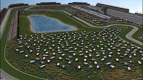 Indy shaped Raceway & Road Course 3D model from CGTrader.com