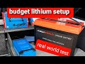 Budget lithium setup for camping and overlanding. Real world test. itech lithium and victron mppt.