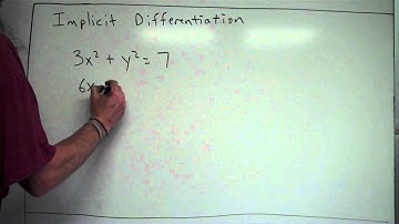 Implicit Differentiation (Ex 1)