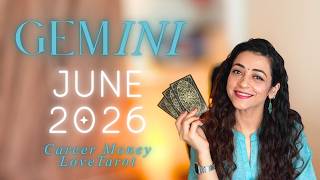 Gemini ♊️ | JUNE 2026 | Monthly Predictions 💼💰💌❤️ #tarot #horoscope #geminijune #2026