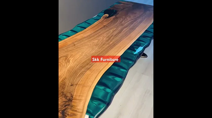 Epoxy Wood & Furniture | Epoxy Wood Dining Table Top Design #shorts #viralvideo #tranding