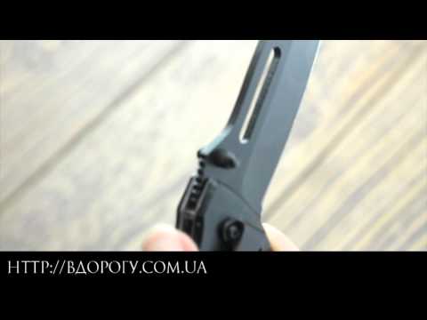 Как закрыть нож с линейным замком?