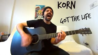 Video thumbnail of "Got the Life - Korn [Acoustic Cover by Joel Goguen]"