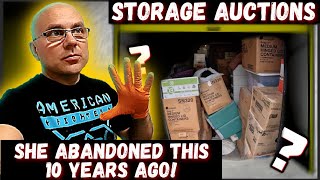 This Storage Unit Was Left for 10 Years – We Got It Cheap and Found Hidden Surprises!
