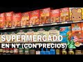 Comprar comida en NEW YORK - Precios en un supermercado