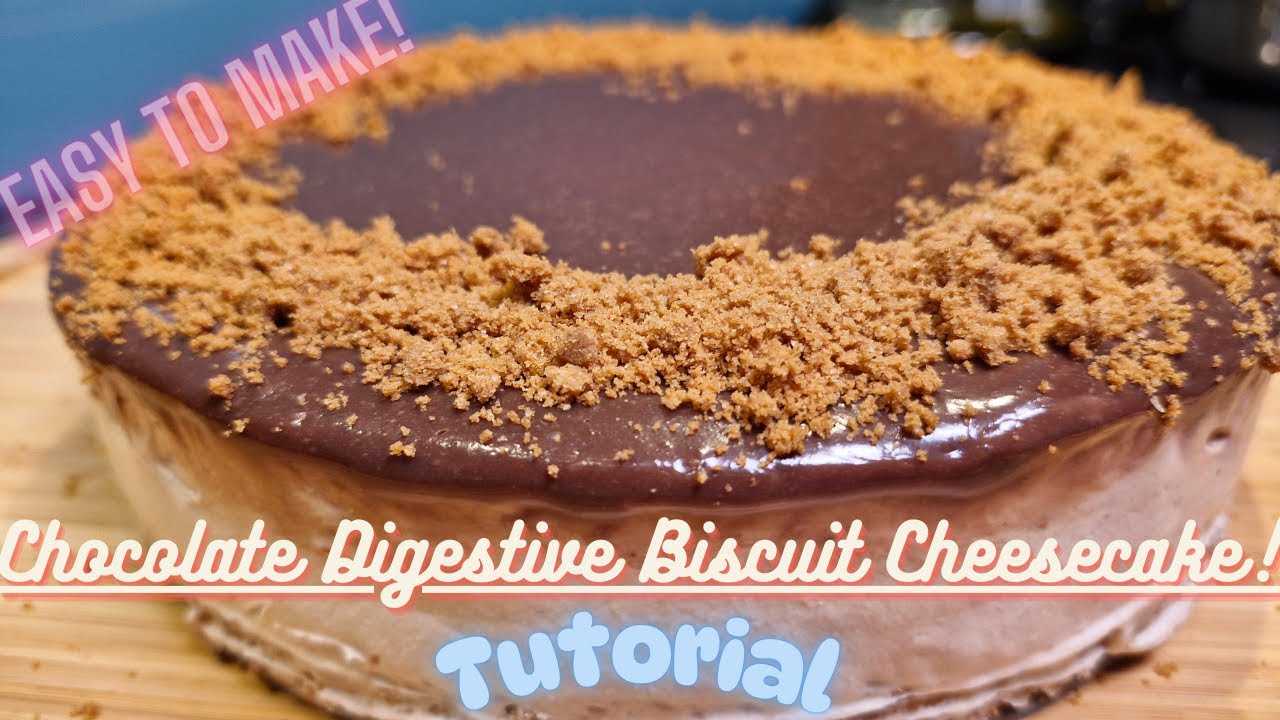 🍫🍰 Chocolate Digestive Biscuit Cheesecake | চকলেট ডাইজেস্টিভ বিস্কুট চিজকেক রেসিপি