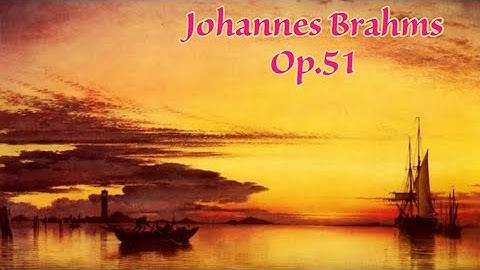 Johannes Brahms - Op.51 String Quartet No.2 in A minor
