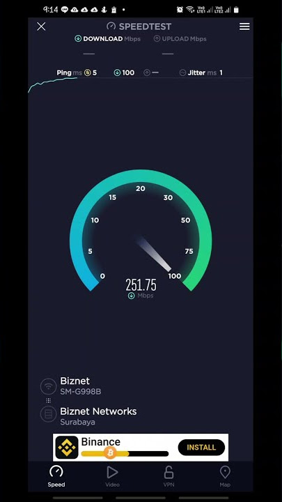 Biznet 3C Speed Test 250Mbps #biznet #speedtest