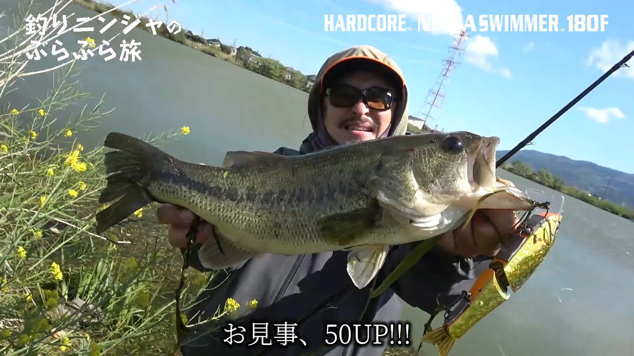 釣りニンジャのぶらぶら旅 雷鳴一閃 激荒れ必死 大江 五三 湖北 疾風怒濤のビッグベイティング 913 Youtube