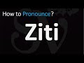 How to Pronounce Ziti? (CORRECTLY)