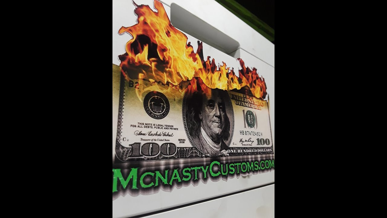 VAPOR HONE TECHNOLOGIGS WET BLAST WALK THREW  MCNASTY CUSTOMZ