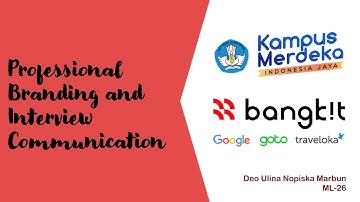 Bangkit 2023: Personal Branding and Interview Communication