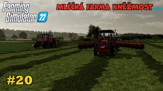 ROZJÍŽDÍM SENÁŽE - Mléčná farma | Agrovation Kněžmost | Farming Simulator 22 | #20