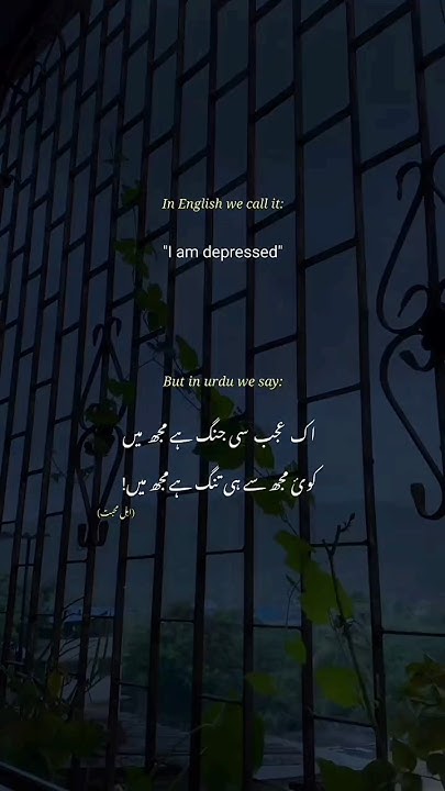 I Am Depressed urdu 2line poetry YouTube i-am-depressed-urdu-2line-poetry-youtube