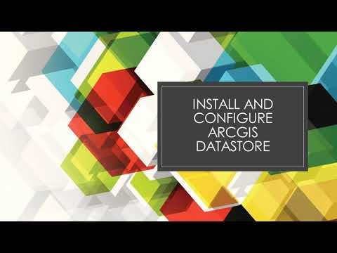 Install and configure ArcGIS datastore