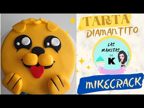 tarta mikecrack ? diamantito en fondant | minecraft - YouTube