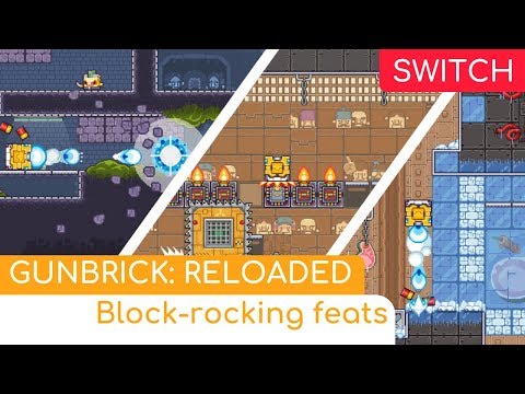Performing block-rocking feats with Gunbrick: Reloaded on Nintendo Switch