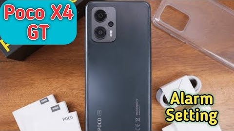 How to set alarm in Poco X4 GT, Poco X4 GT mein alarm set kaise karen