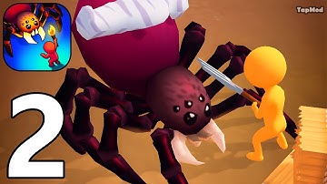 The Spider Nest Eat the World - Gameplay Walkthrough Part 2 Spider (iOS, Android Gameplay) Tapmod