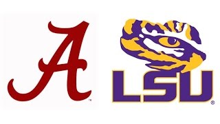 2014 #5 Alabama at #16 LSU (Highlights)