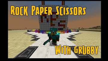 Minecraft rock paper scissors