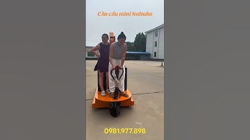 Cần cẩu mini Naltako chạy điện là giải pháp bền vững cho công việc của bạn. LH: 0981.977.898