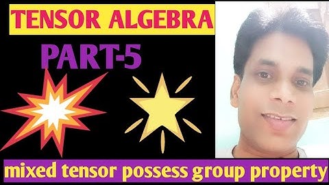 Mixed tensor possess group property