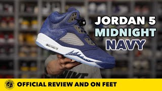 The Air Jordan 5 'Midnight Navy' Is Another Craft Jordan 5. In Depth Review and On Feet!