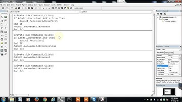 vb 6 | visual basic 6 |  AdoDc part 2