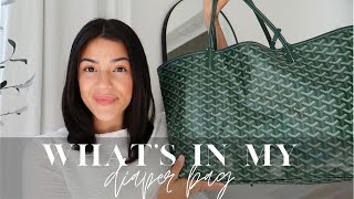 What's In My Goyard Diaper Bag | The Best Organization